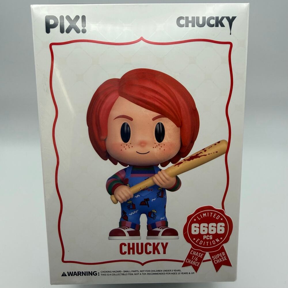 Thrilljoy Chucky Limited Edition 6666 Vinyl Figure Sealed 1/6 Chase Chance